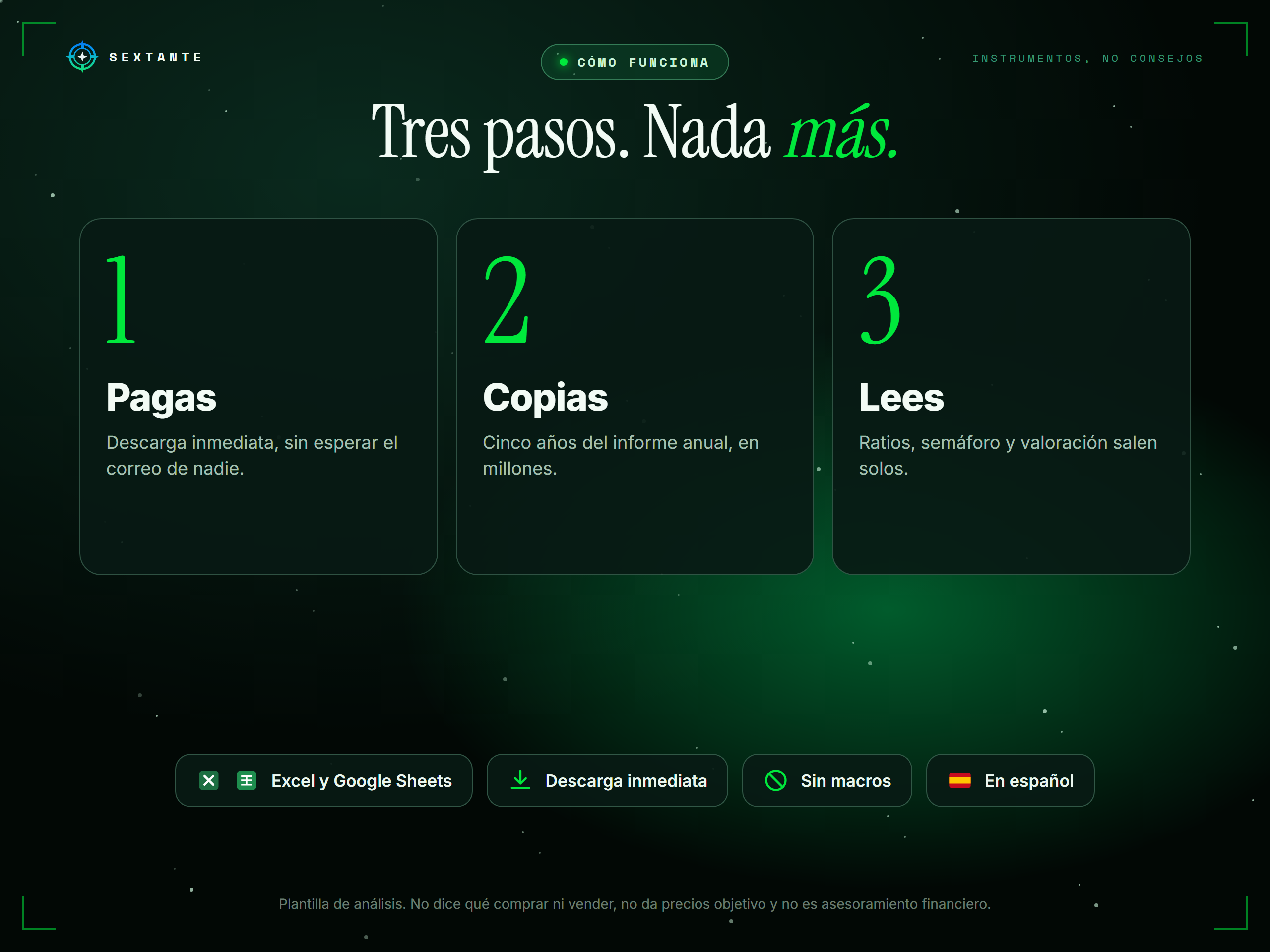 Cómo se usa de Ficha de Análisis Fundamental