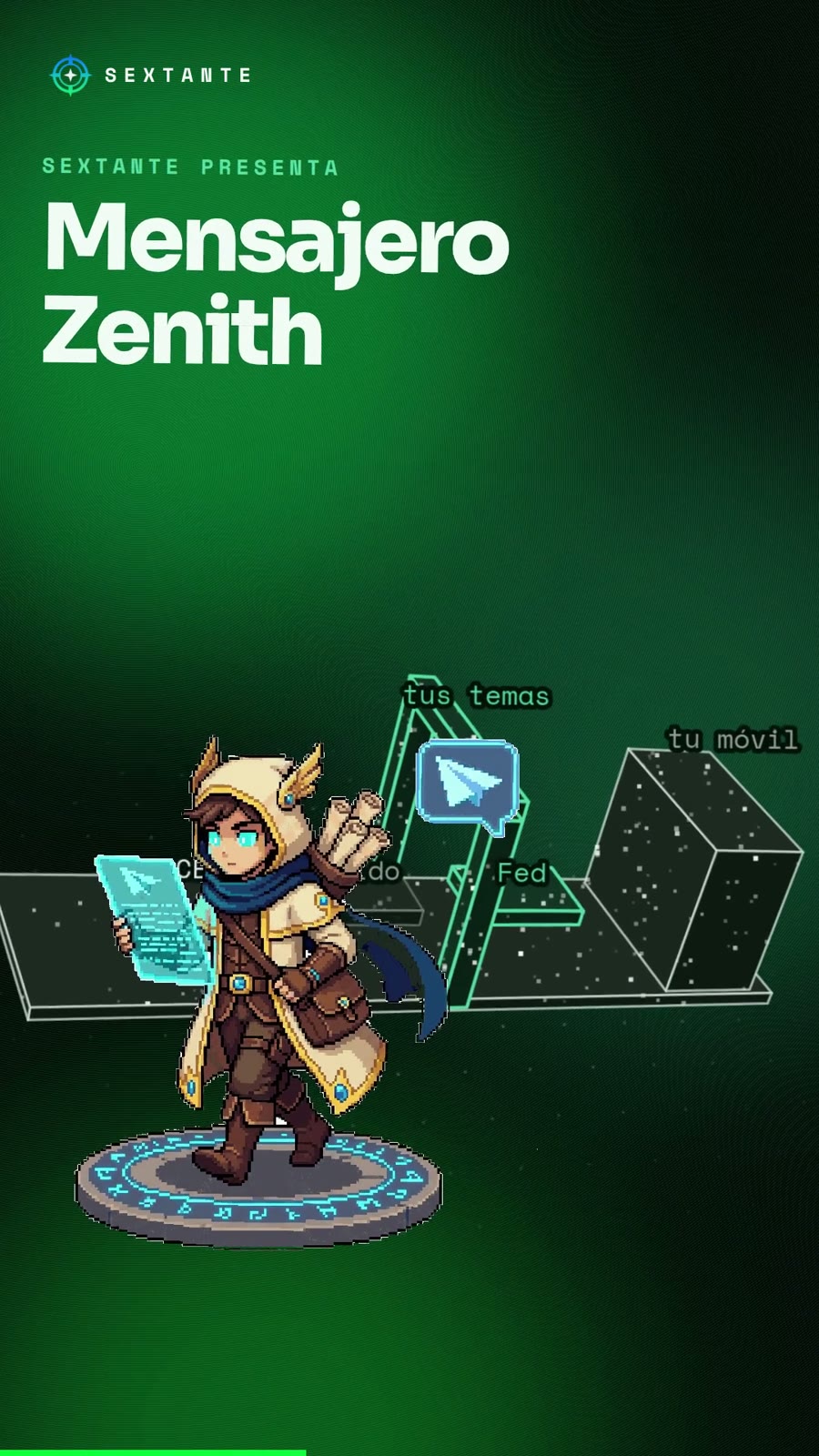 La herramienta en marcha de Mensajero Zenith